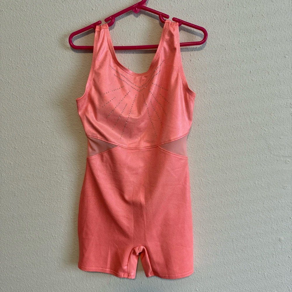 Cat & Jack Sparkling Coral Leotard